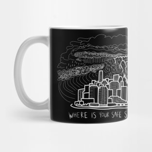 "Where Is Your Space Space?" Climate Change Apocalypse Mug